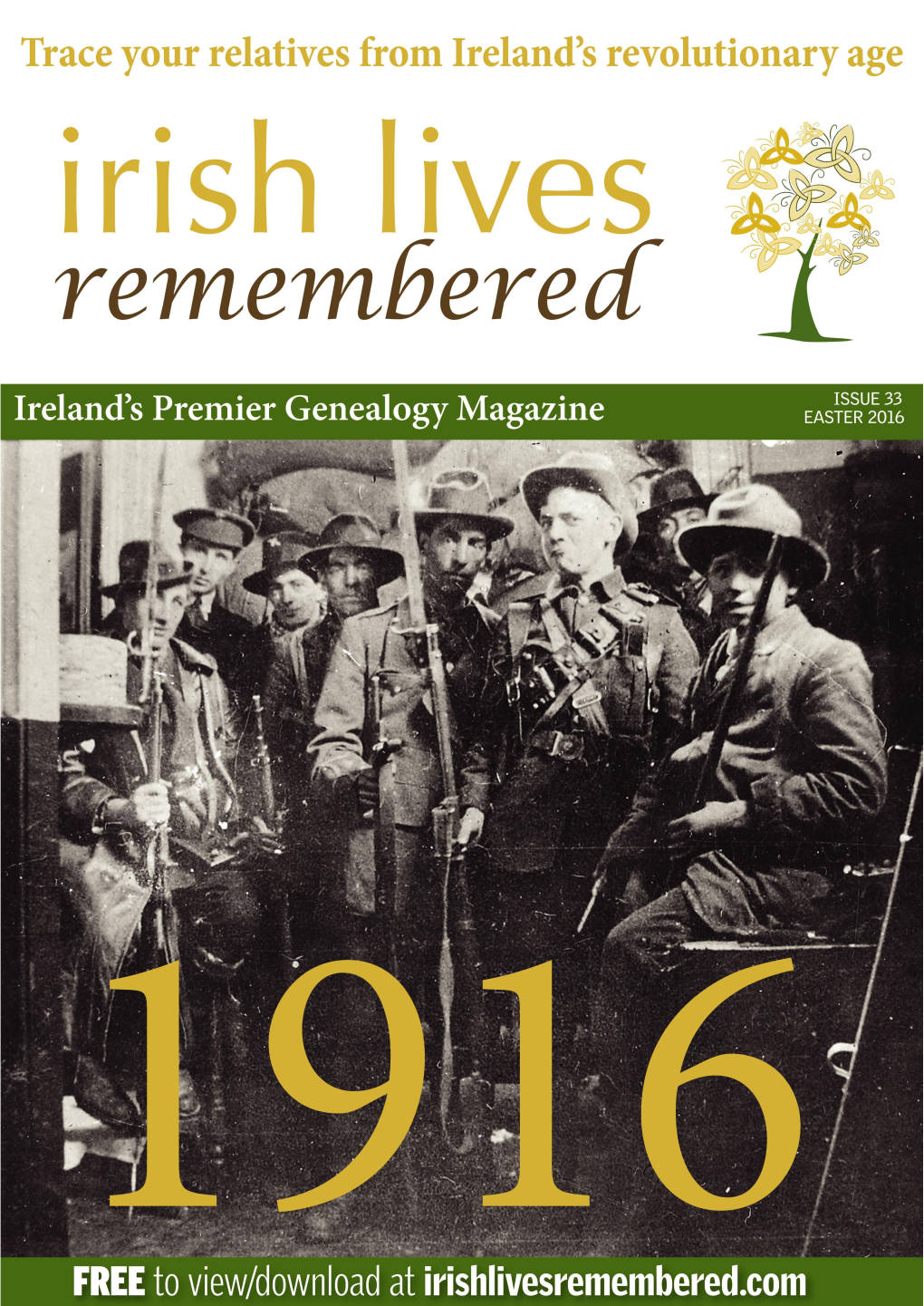 Irish Lives Remembered Easter 2016.Pdf