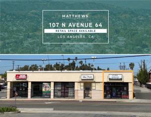 107 N Avenue 64 Retail Space Available Los Angeles, Ca