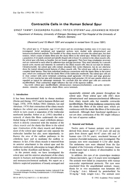 Contractile Cells in the Human Scleral Spur