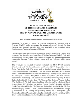 The National Academy of Television Arts & Sciences