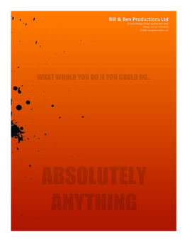 Absolutely Anything