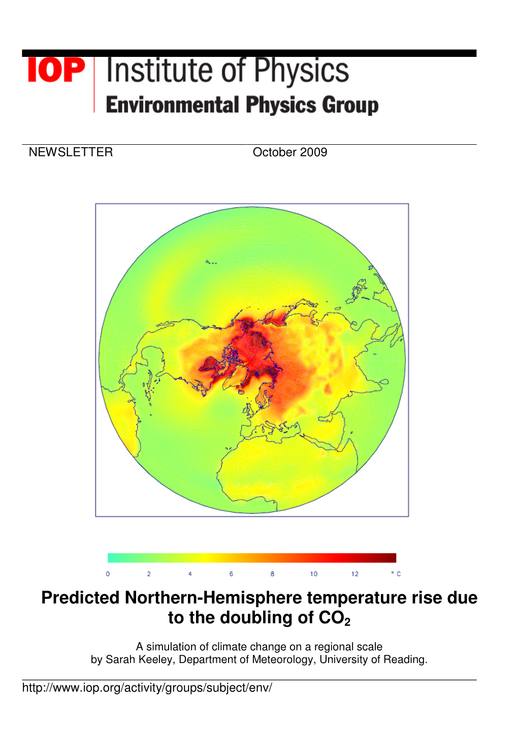 Predicted Northern-Hemisphere Temperature Rise Due to the Doubling of CO 2