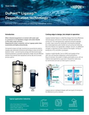 Dupont™ Ligasep™ Degasification Technology Brochure