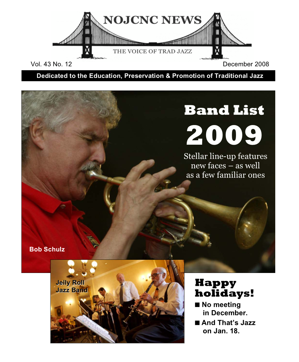 December, 2008 Newsletter