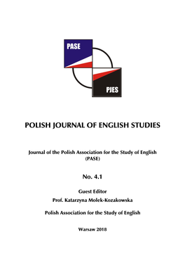 Polish Journal of English Studies