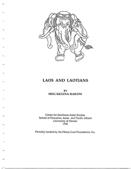 Laos and Laotians