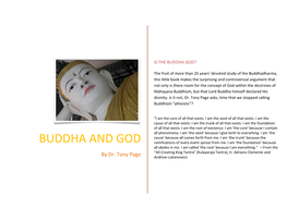 BUDDHA and GOD Ramifications of Every Event Sprout from Me
