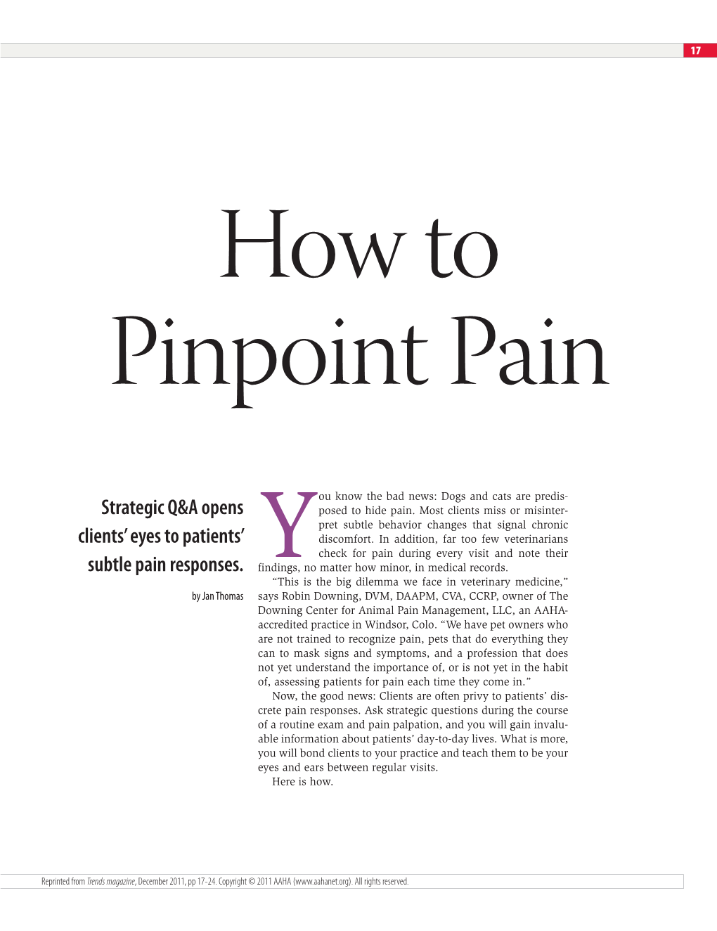 How to Pinpoint Pain and Pain: How Much Do You Know?