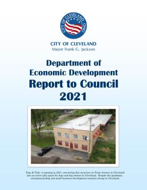 Report to Council 2021
