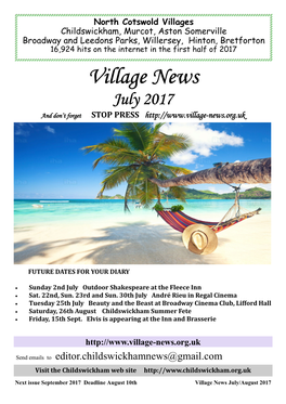 North Cotswolds Village News