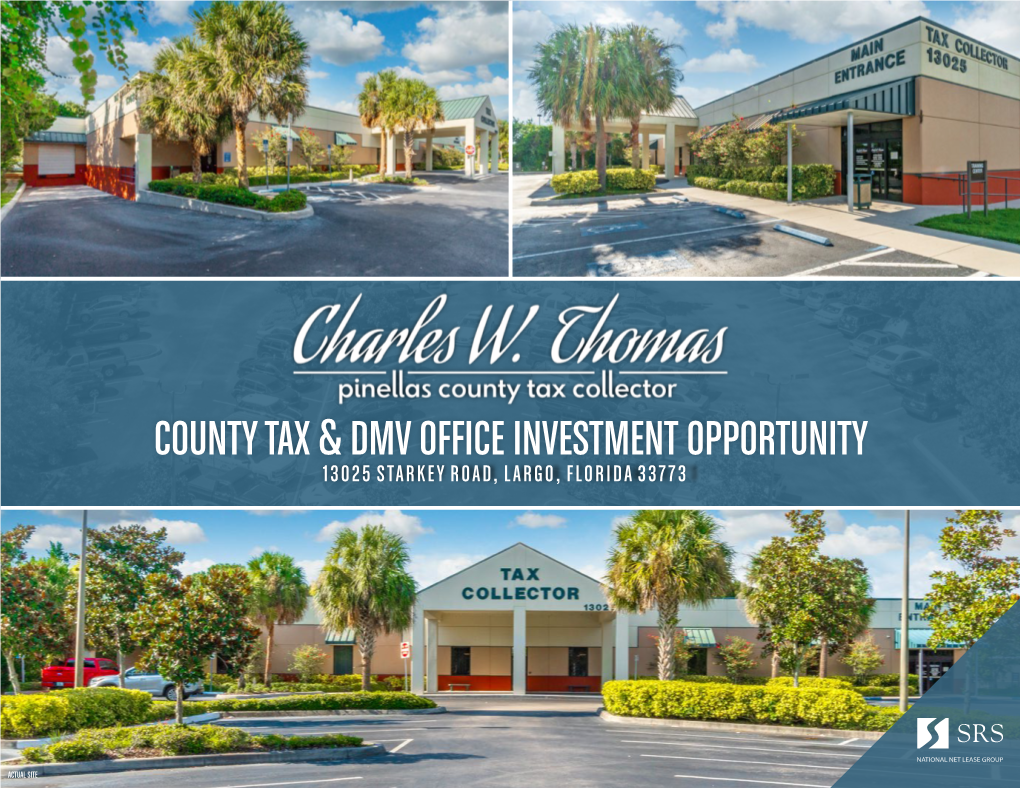 County Tax & Dmv Office Investment Opportunity