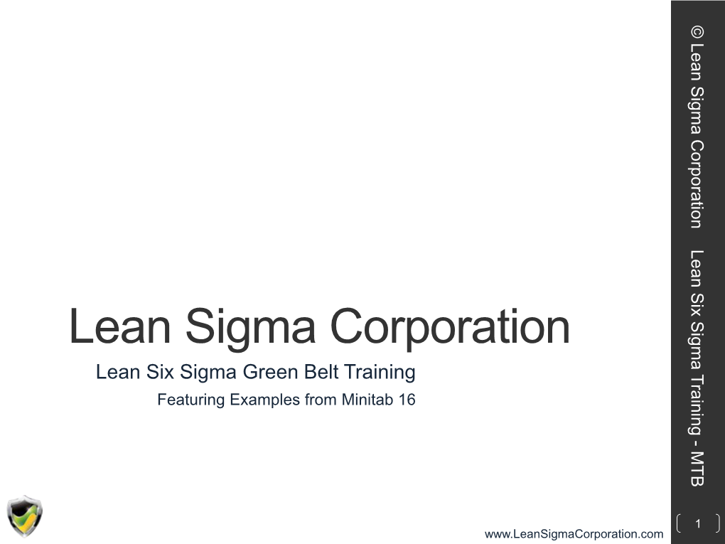 Six Sigma Digest Template