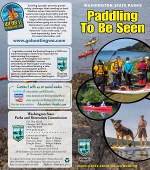 Paddling to Be Seen Brochure