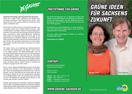 Grüne Ideen Für Sachsens Zukunft