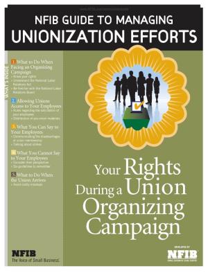 NFIB Guide to Managing Unionization Efforts | One