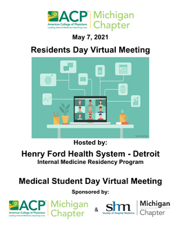 Residents Day Virtual Meeting Henry Ford Health System