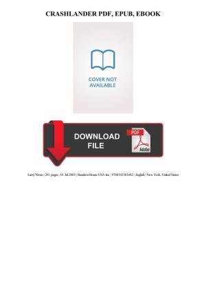 Crashlander PDF Book