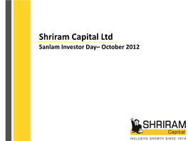 Shriram Capital Ltd