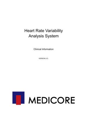 Heart Rate Variability Analysis System