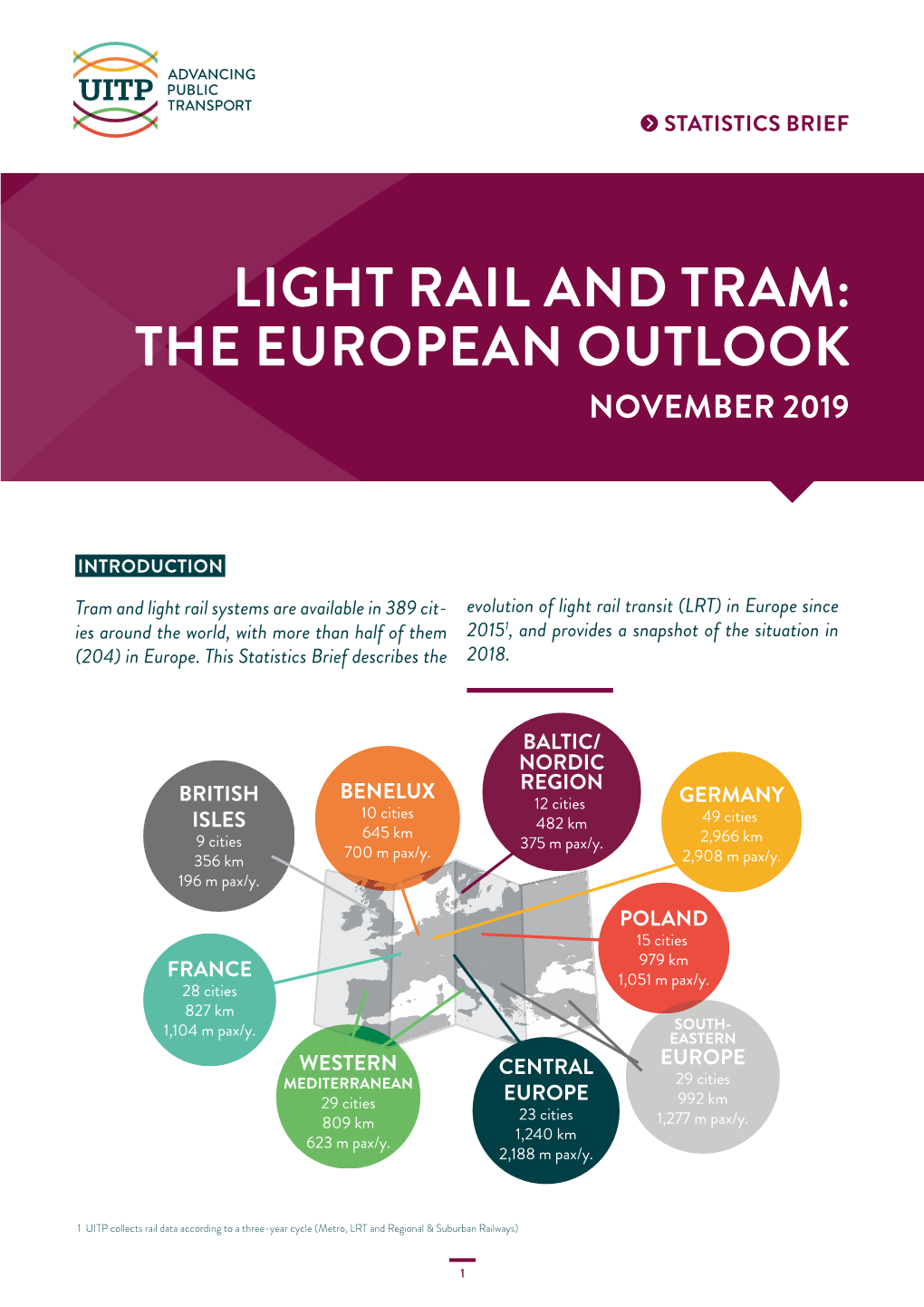 Light Rail and Tram: the European Outlook November 2019