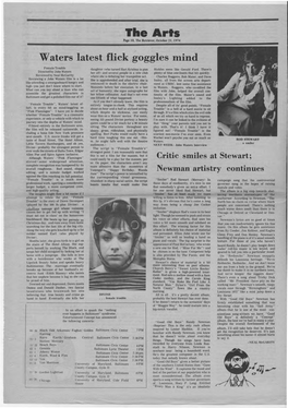 The Arts Page 10, the Retriever, October 21, 1974