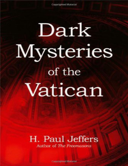 Dark Mysteries of the Vatican Dark Mysteries of the Vatican
