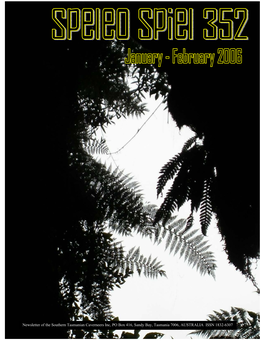 Speleo Spiel – Issue 352, January – February 2006