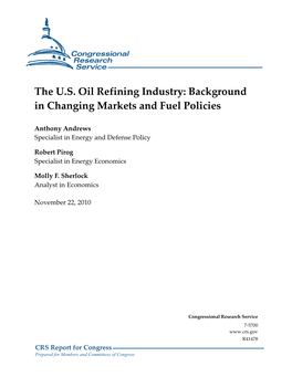 The US Oil Refining Industry