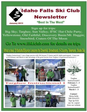 IFSC Newsletter 2013