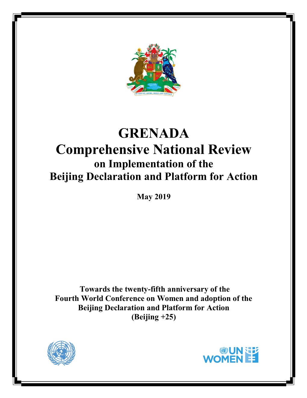 GRENADA Comprehensive National Review on Implementation of the Beijing Declaration and Platform for Action