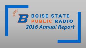 2016 Annual Report Dear Radio Friend