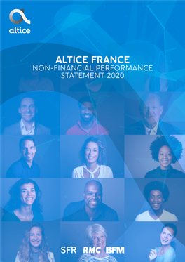 Altice France Non-Financial Performance Statement 2020 Table of Contents