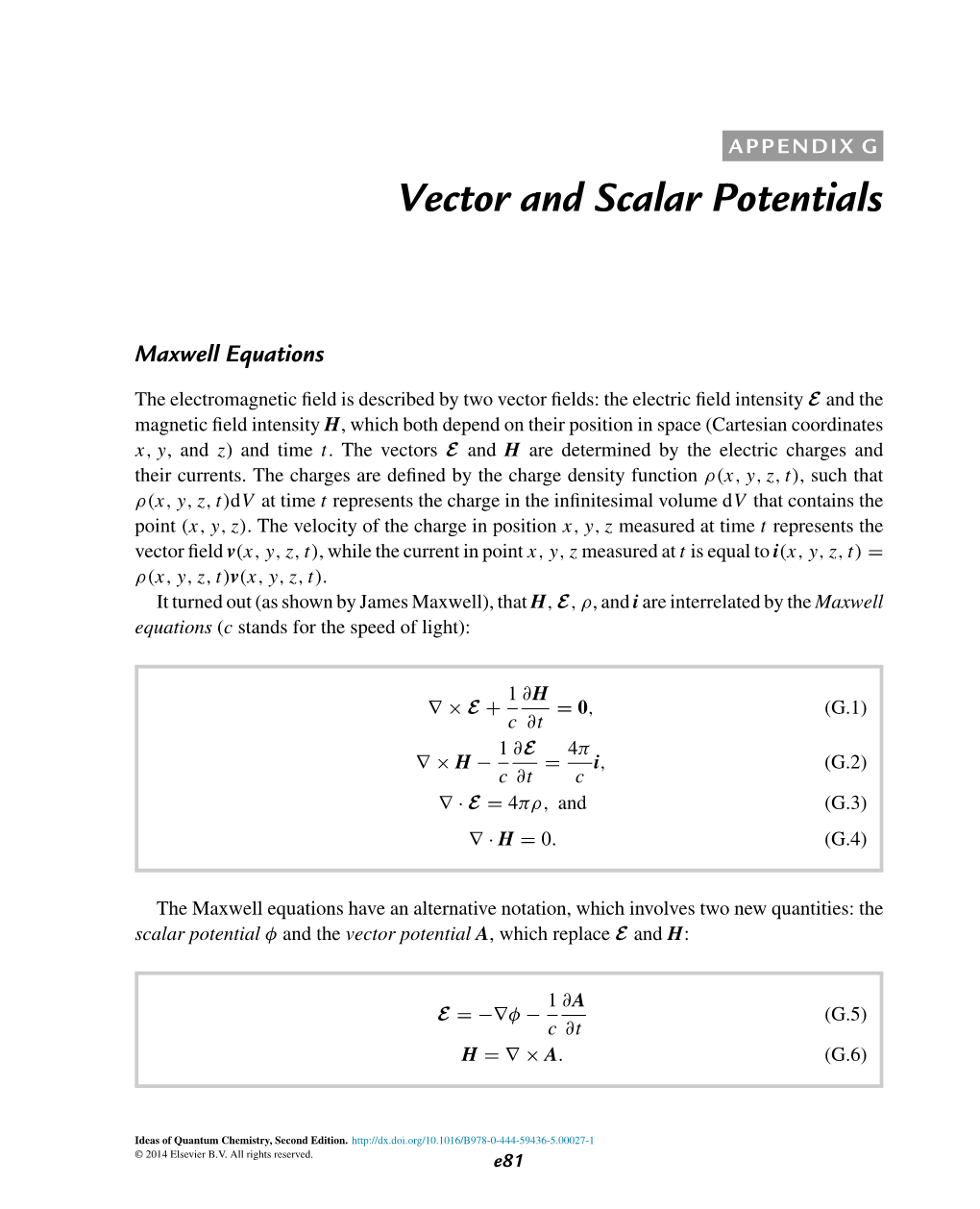 Vector And Scalar Potentials Docslib