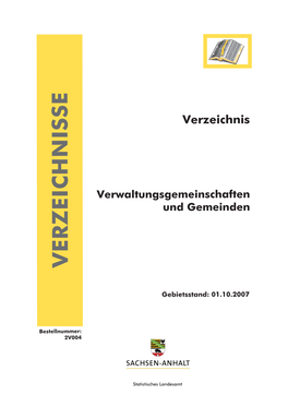 Verzeichnisse