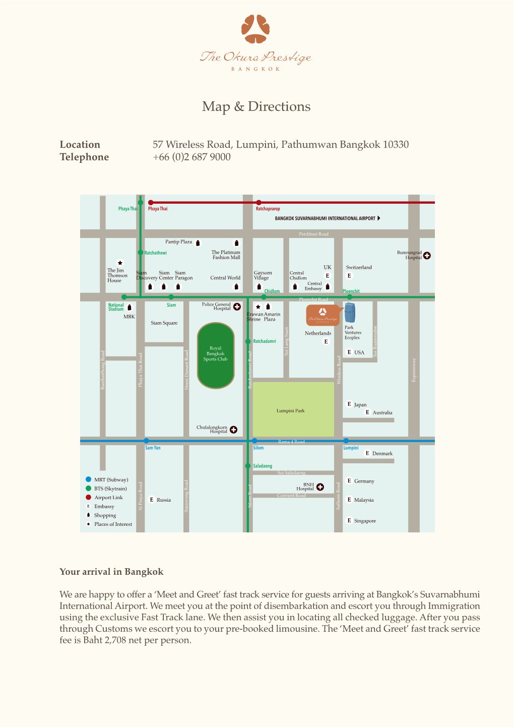 Hotel Map in English Version