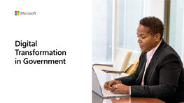 Digital Transformation in Government Digital Transformation in Government 2