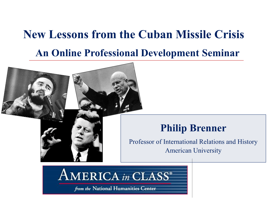 thesis about the cuban missile crisis