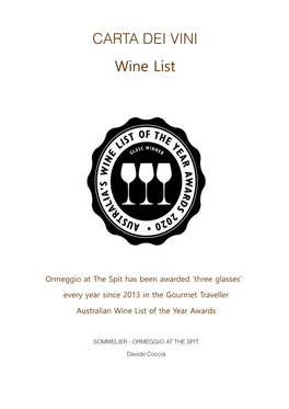 Ormeggio Wine List 8-6-21.Cdr