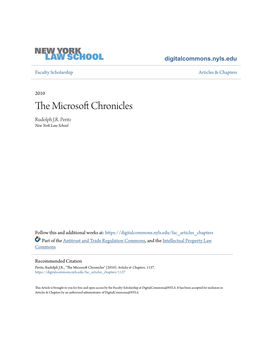 The Microsoft Chronicles 205 Rudolph J.R