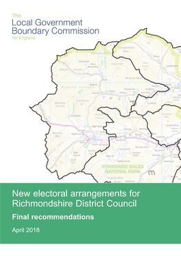 New Electoral Arrangements for Richmondshire District Council