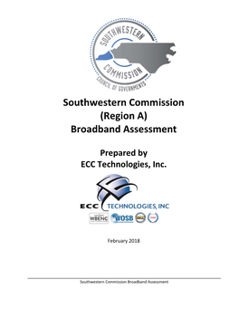 Southwestern Commission (Region A) Broadband Assessment