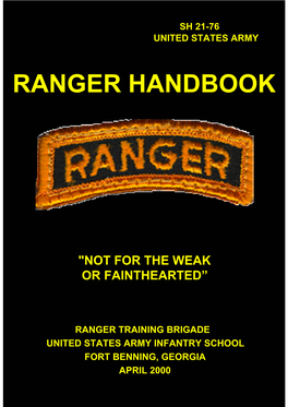 Ranger Handbook