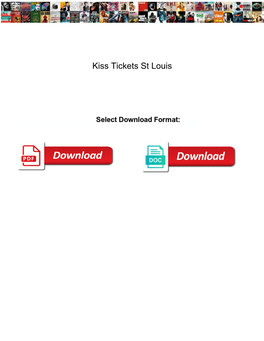 Kiss Tickets St Louis
