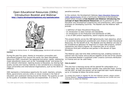Open Educational Resources (Oers)