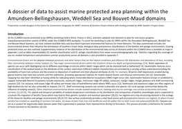 A Dossier of Data to Assist Marine Protected Area Planning Within the Amundsen-Bellingshausen, Weddell Sea and Bouvet-Maud Domains