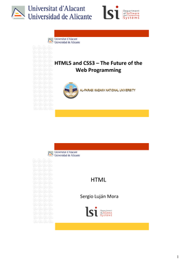 HTML5 and CSS3 – the Future of the Web Programming