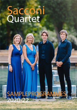 Sacconi Quartet Programmes 2020-22