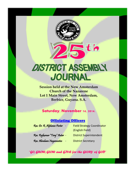 25Th District Assembly Journal