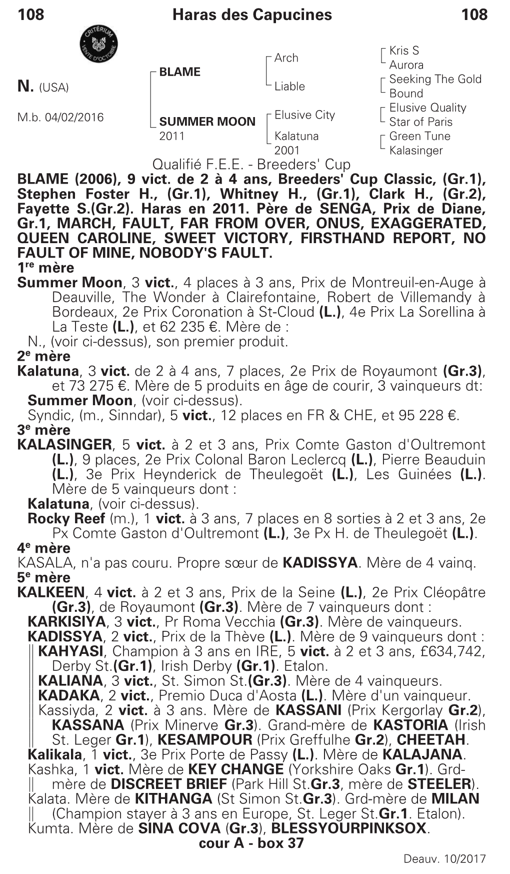 108 Haras Des Capucines 108