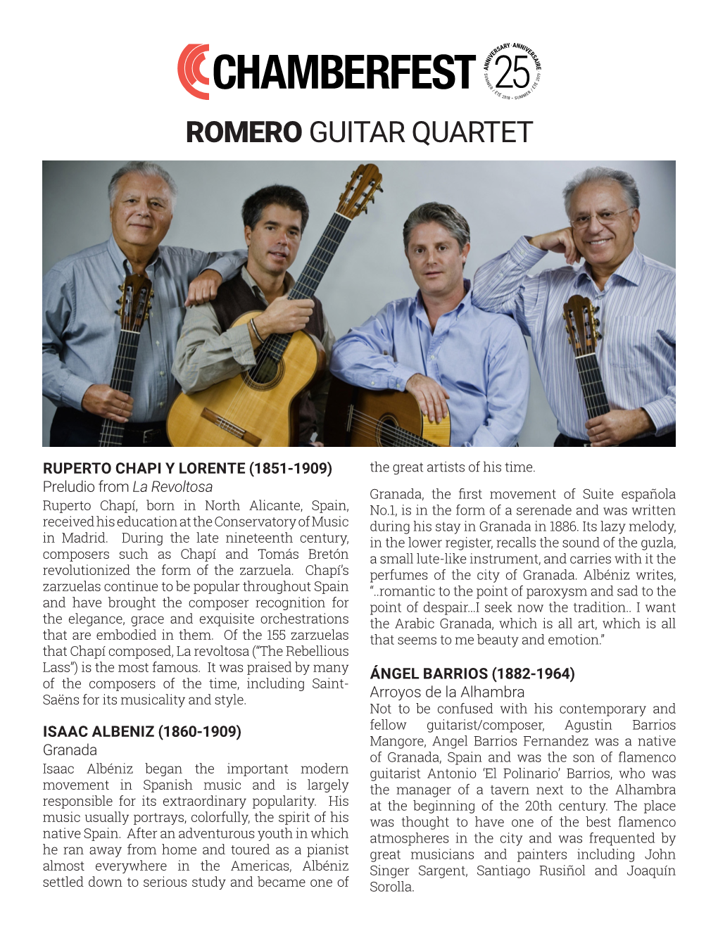 Romero Guitar Quartet